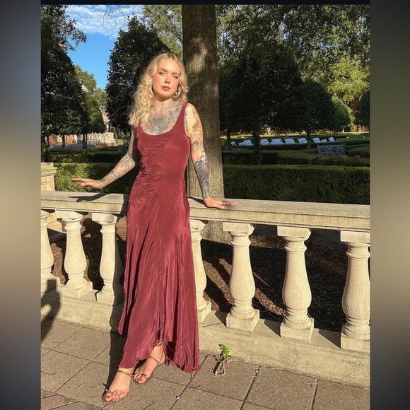 Anthropologie Let Me Be Prom Autumn CottageCore Faerie Dress - Picture 2 of 12